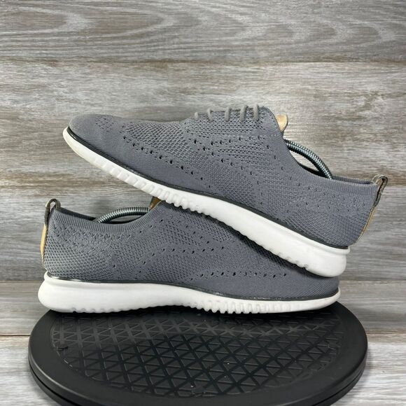 Cole Haan Men's 2.Zerogrand Stitchlite White Ironstone Oxford Shoes Size 10 - Picture 7 of 9